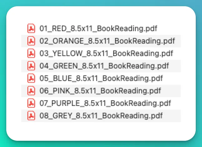 Get around the Etsy digital file size limit by breaking your files into smaller sections