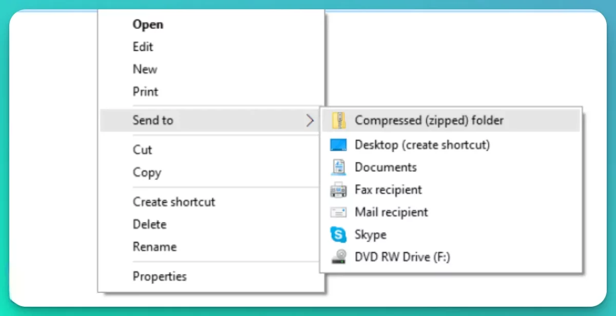 How to compress files on Windows for Etsy